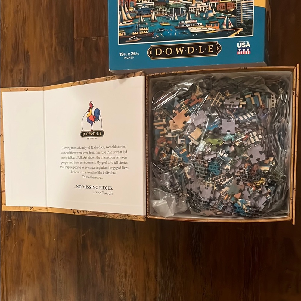 Dowdle Seattle 1000 Piece Jigsaw Puzzle with Collectors Box & Poster - Picture 5 of 10